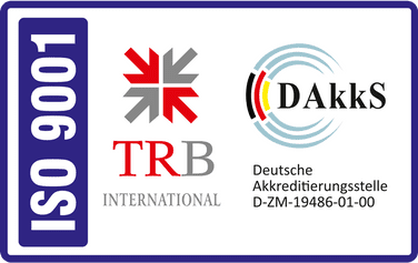 ISO 9001:2015 QM-System zertifiziert | TRB International